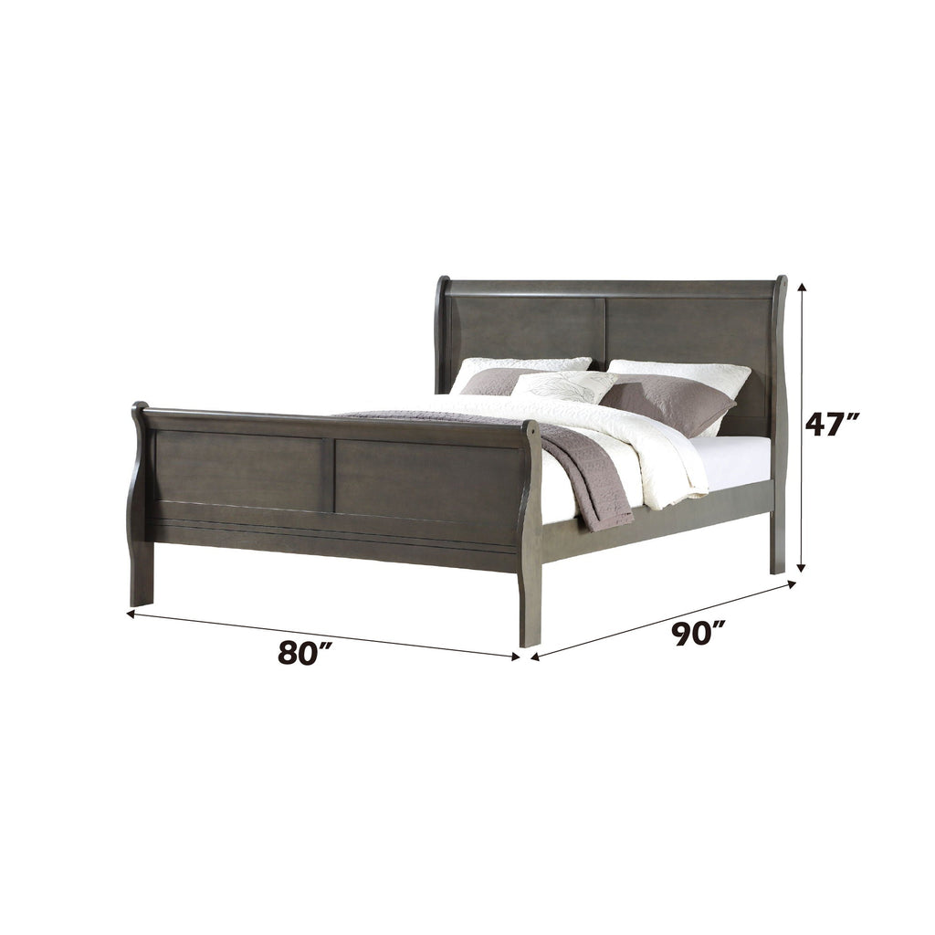 Louis Philippe Sleigh Bedroom Set