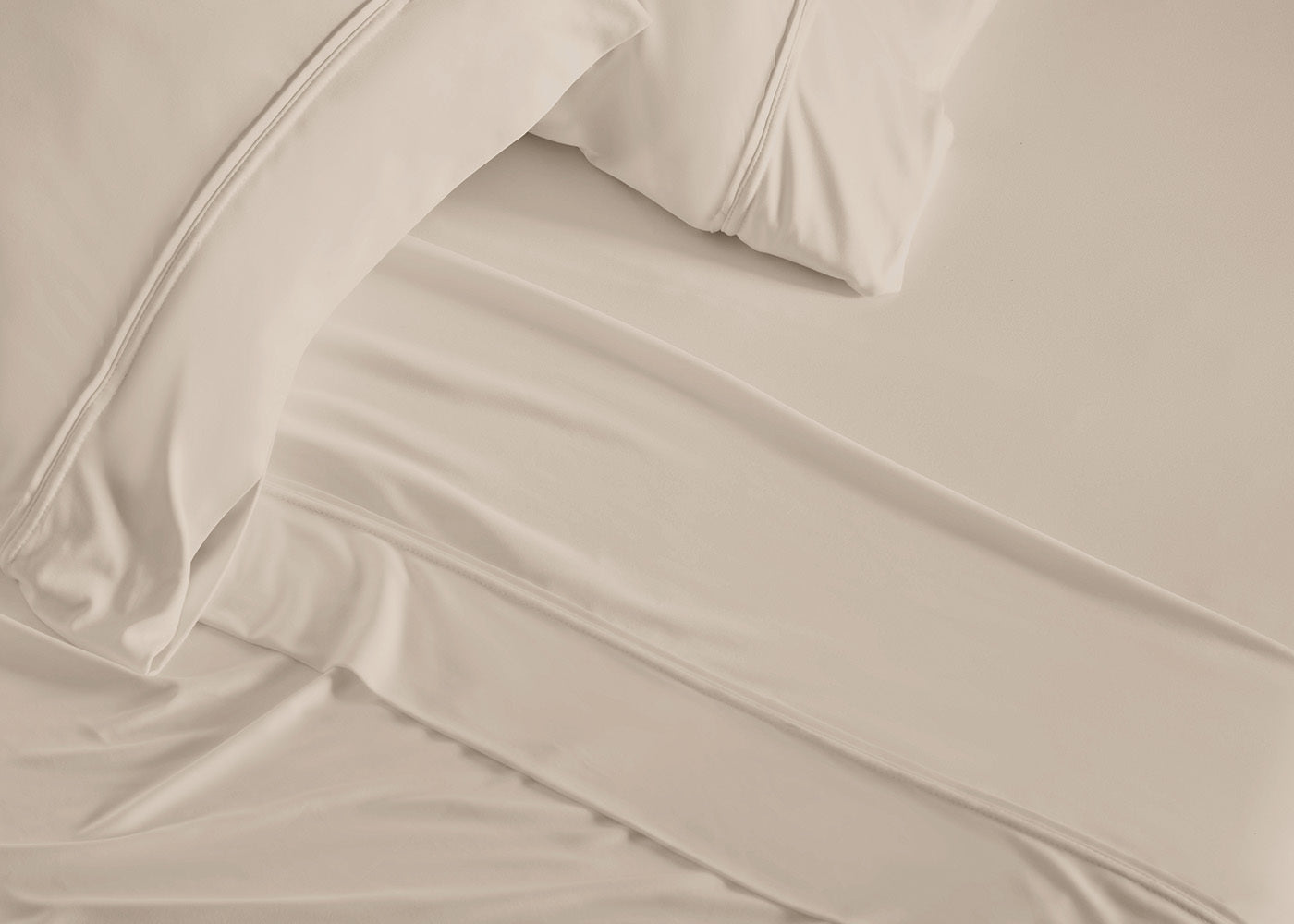 BedGear Dri-Tec Sheet Set, Beige, Split King/Split Cal King