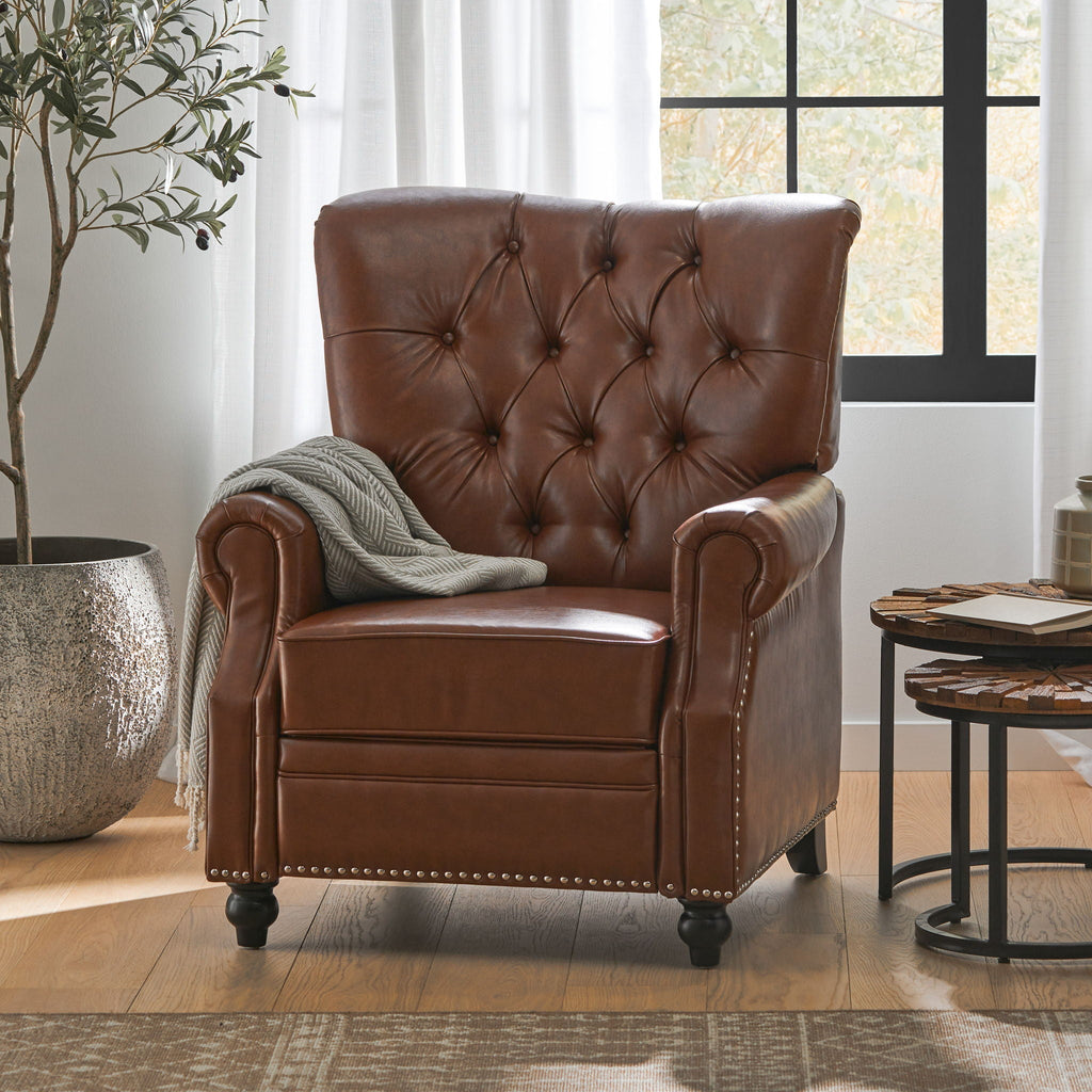 Welch Contemporary Tufted Pushback Recliner