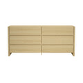 Linda - Double Wide Dresser With 6 Drawers