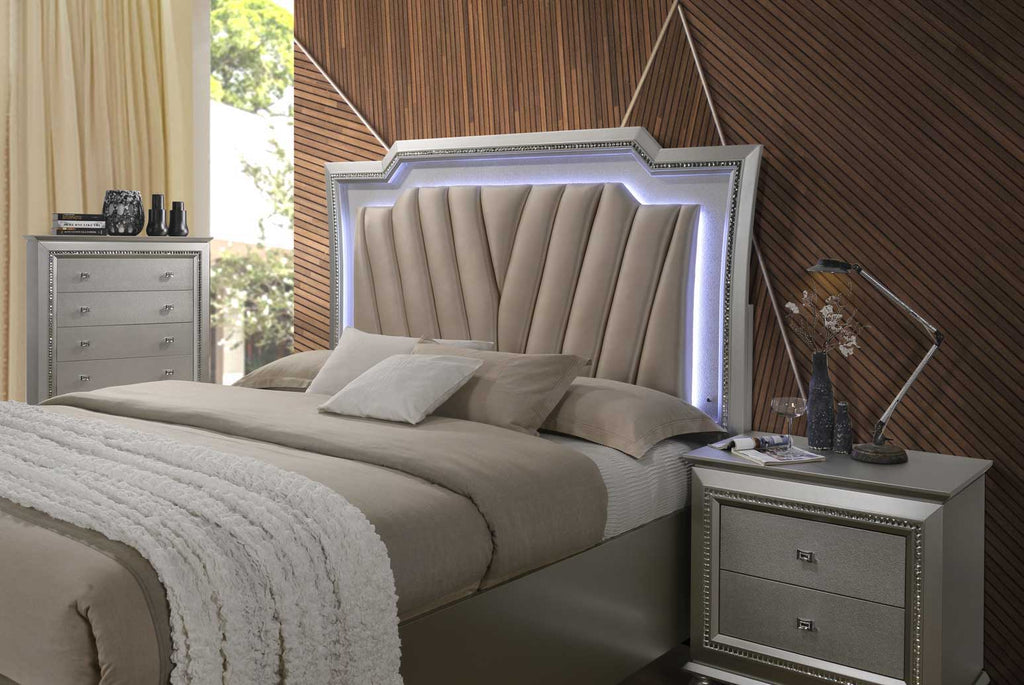 Kaitlyn Bed With LED & Storage