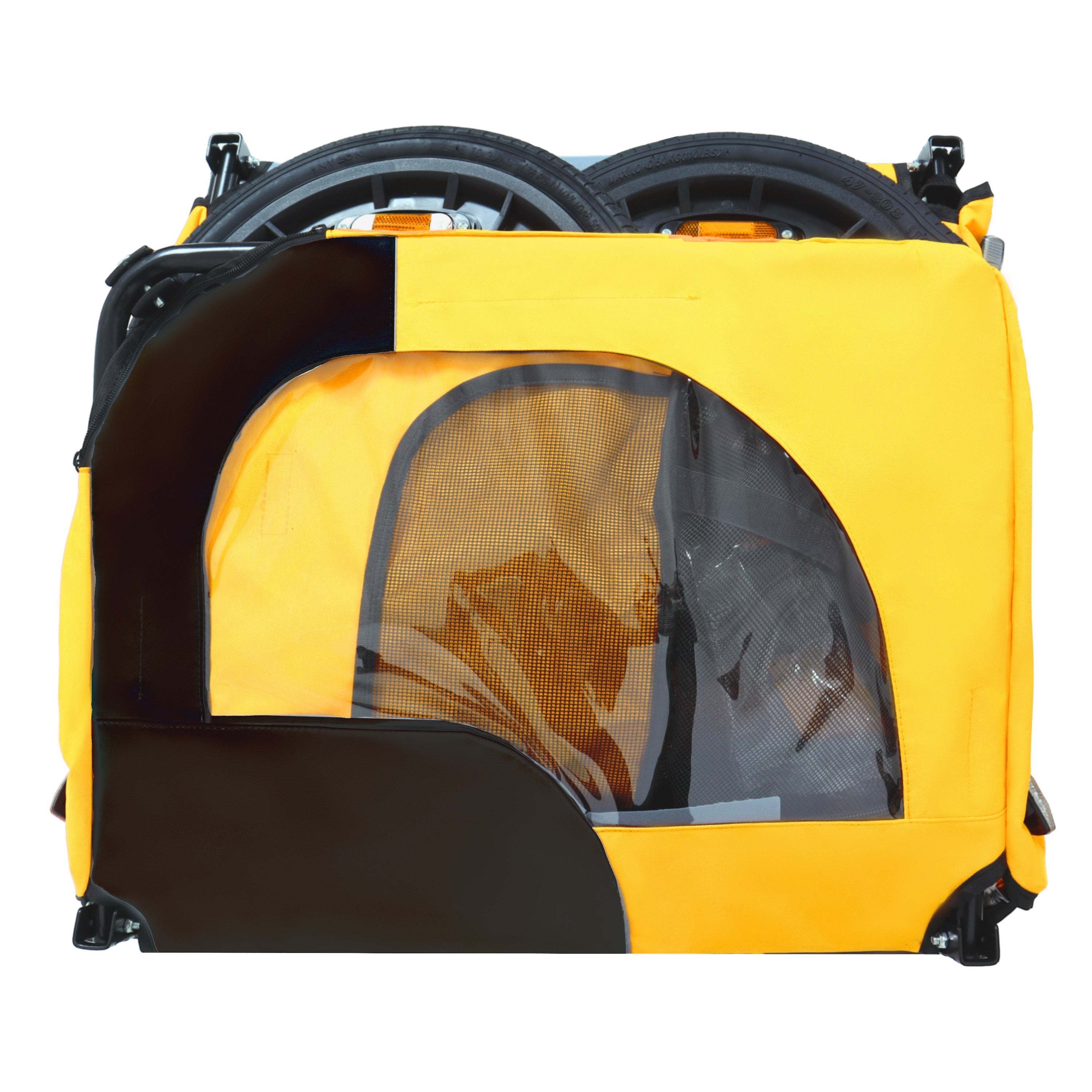 Pet Bike Trailer Dog Cart for Medium Dogs up to 66 lbs