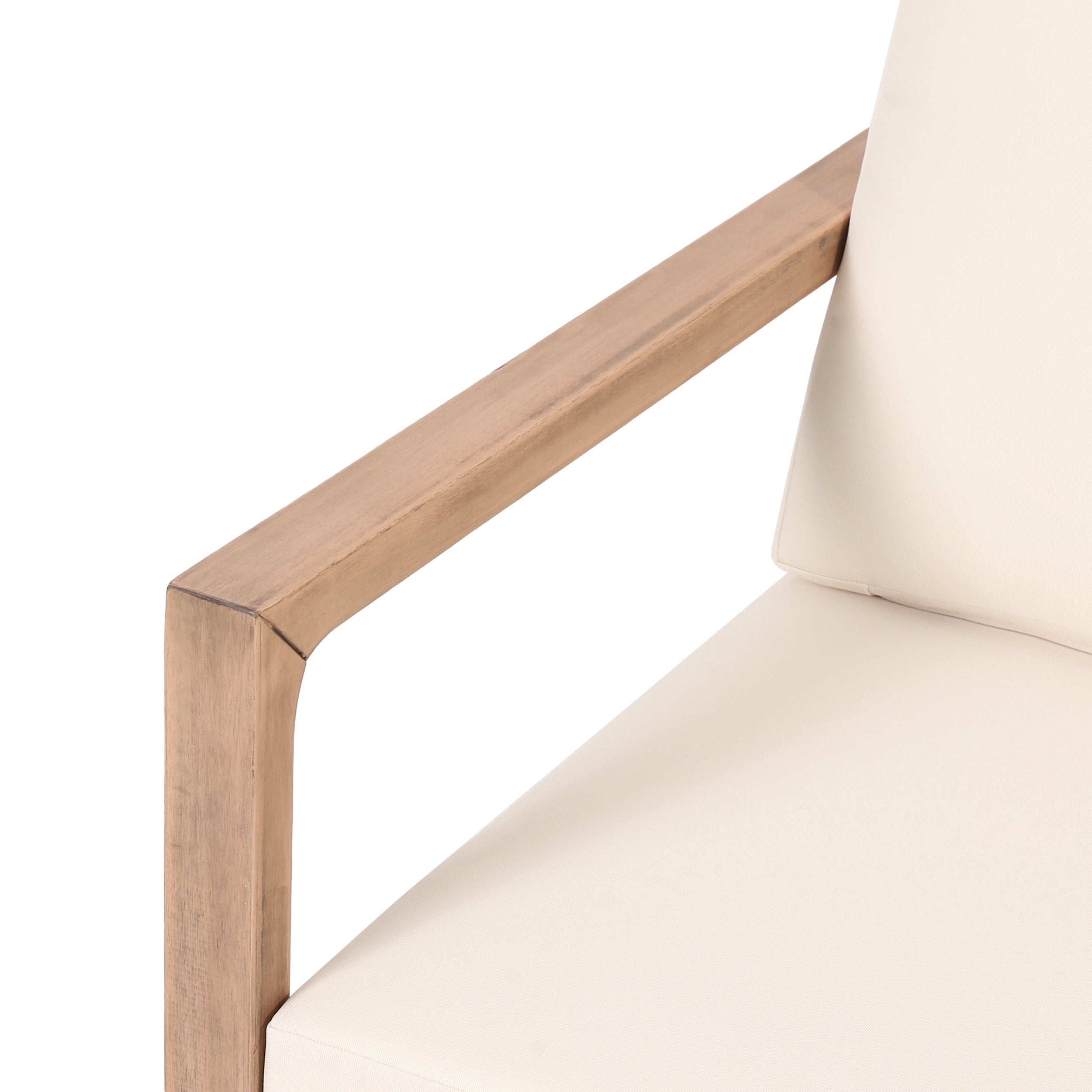 4-Pieces Acacia Wood Patio Furniture Set