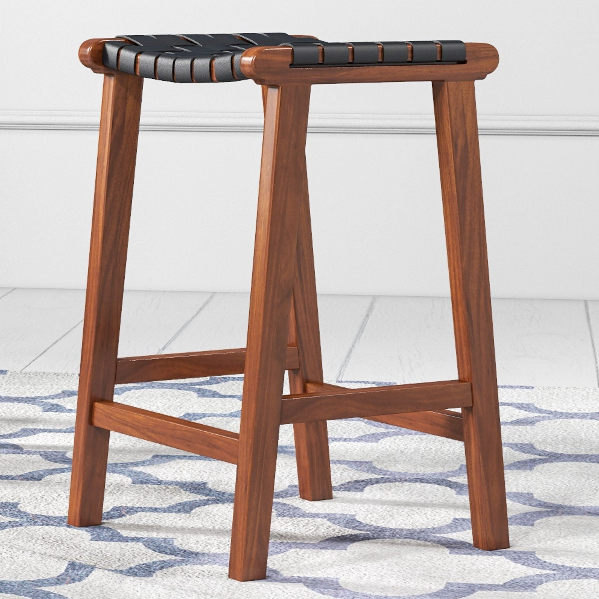 James - Modern Genuine Bar Stool