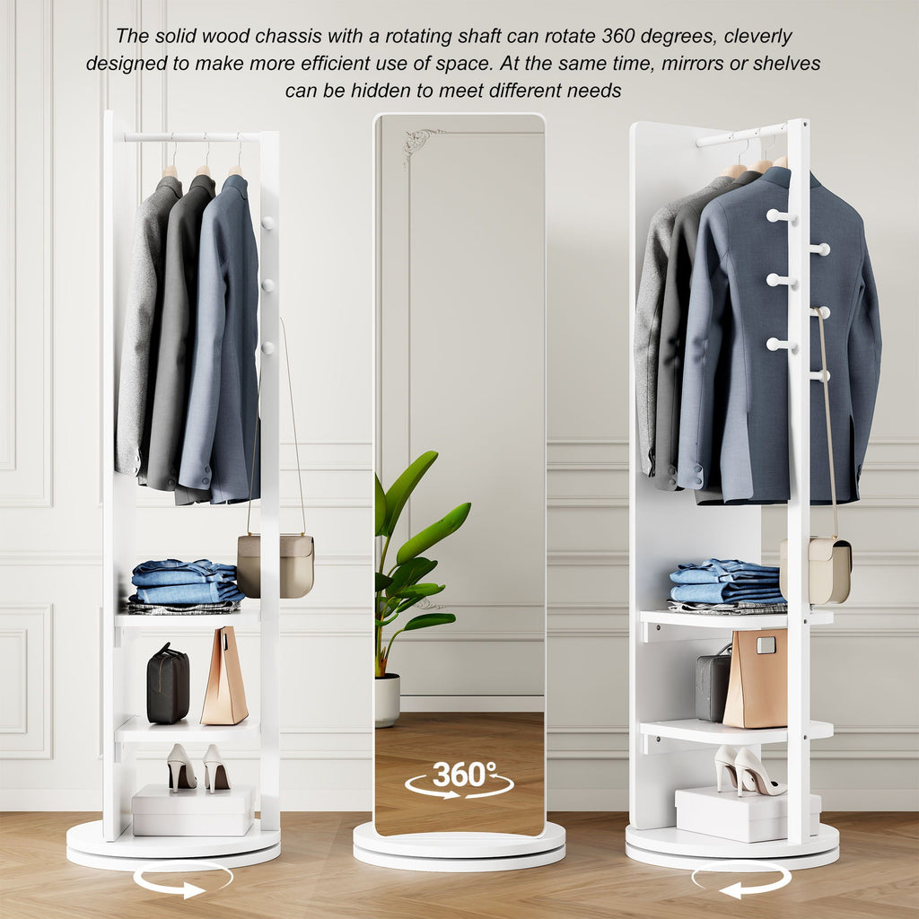 3 In 1 Multifunctional Full-Length Clothing Mirror