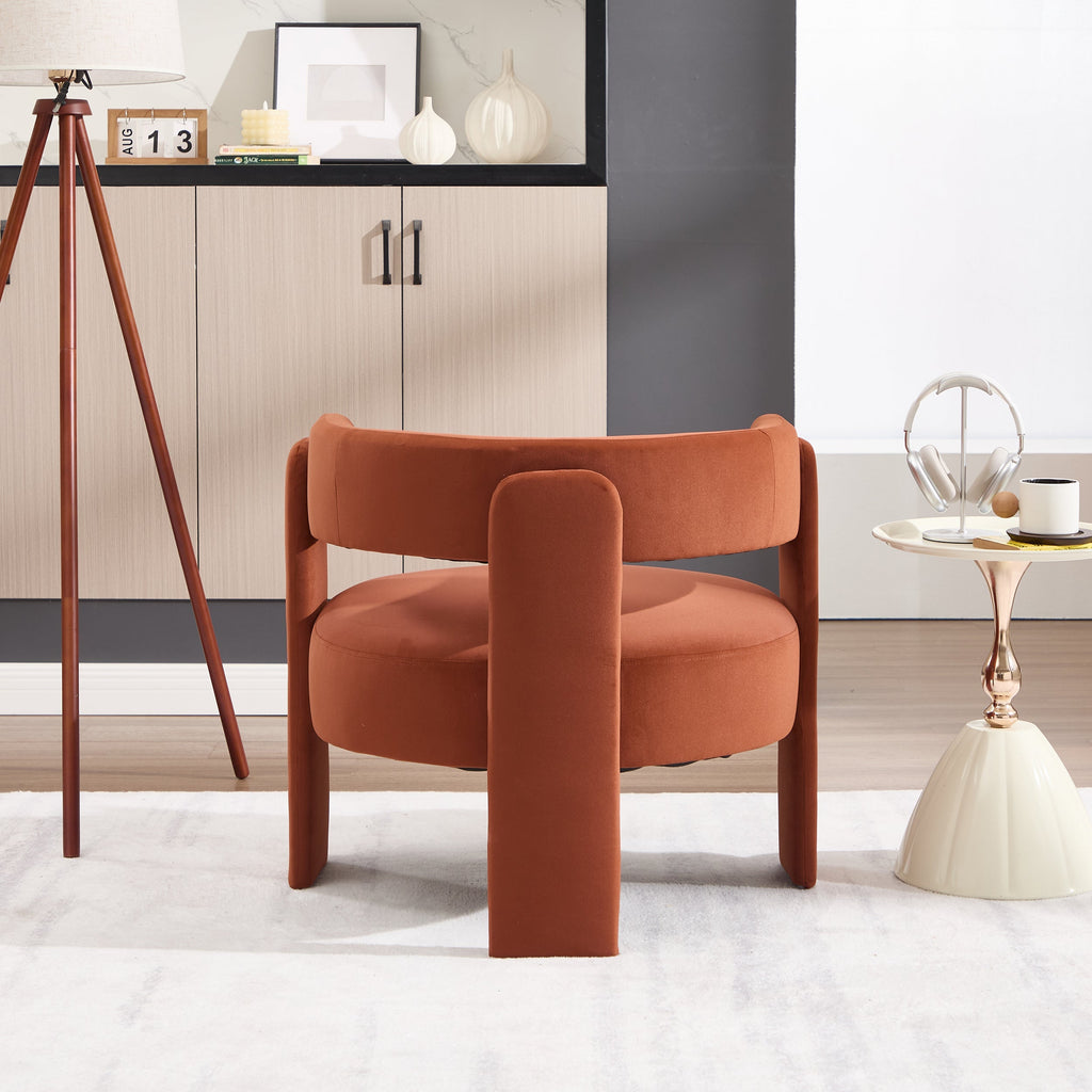Accent Chair for Living Room, Velvet Comfy Single Sofa Chair