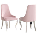 Luxury Upholstered Back Dining Chairs (Set of 2)