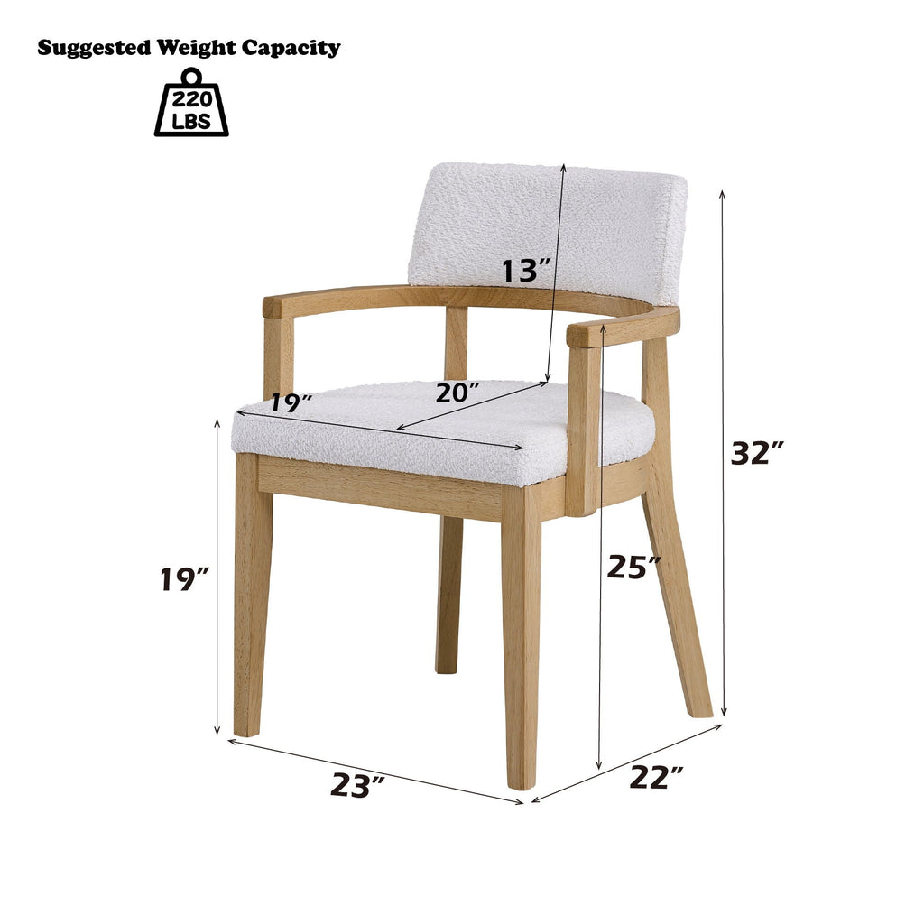 Kasem Round Table With Matching Chair Dining Room Set