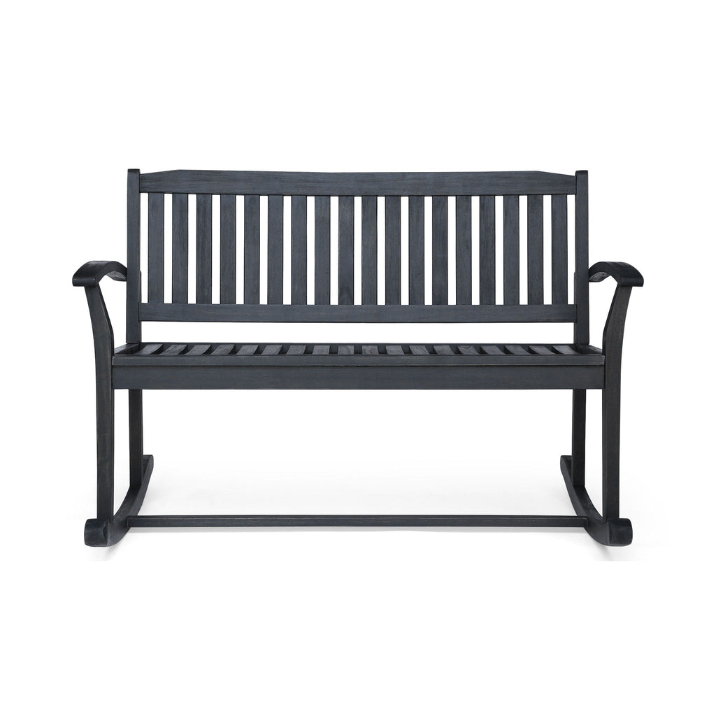 Baxter Rocking Loveseat - Dark Gray
