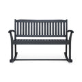 Baxter Rocking Loveseat - Dark Gray