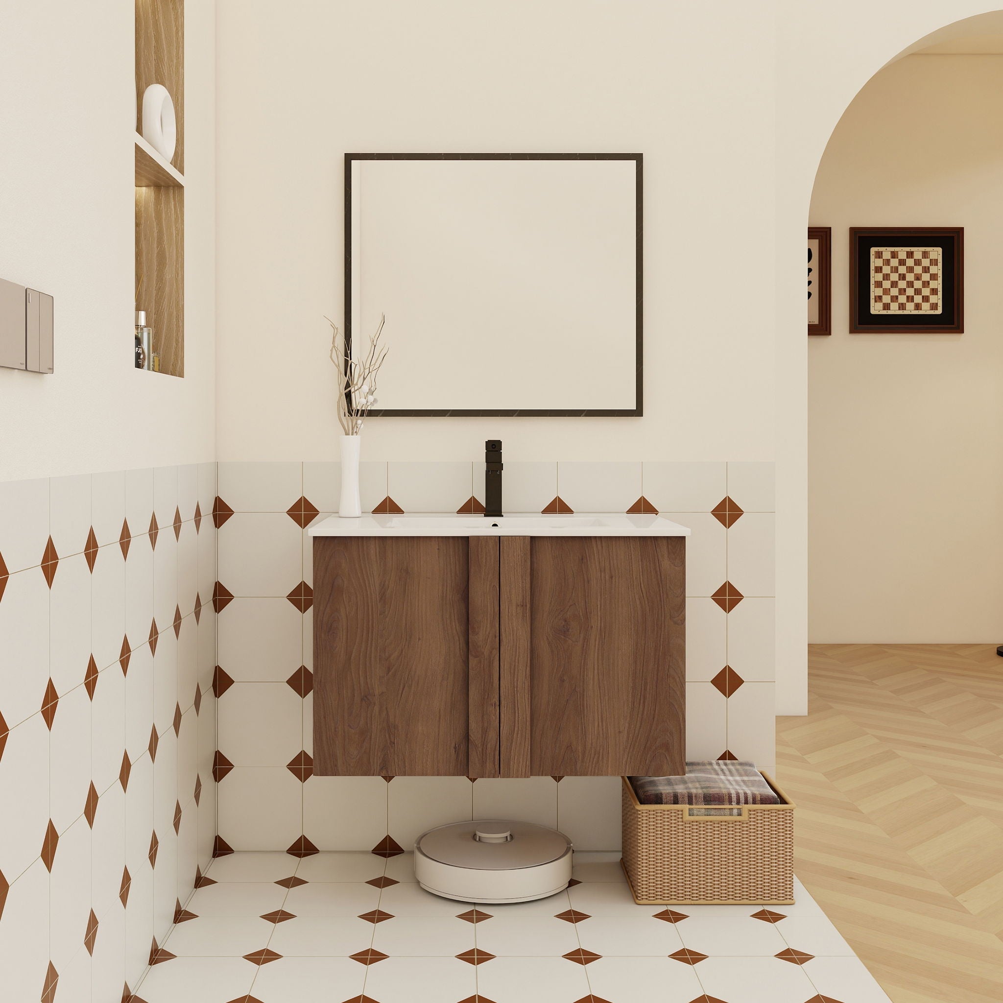 Floating Bathroom Vanity With Sink Combo