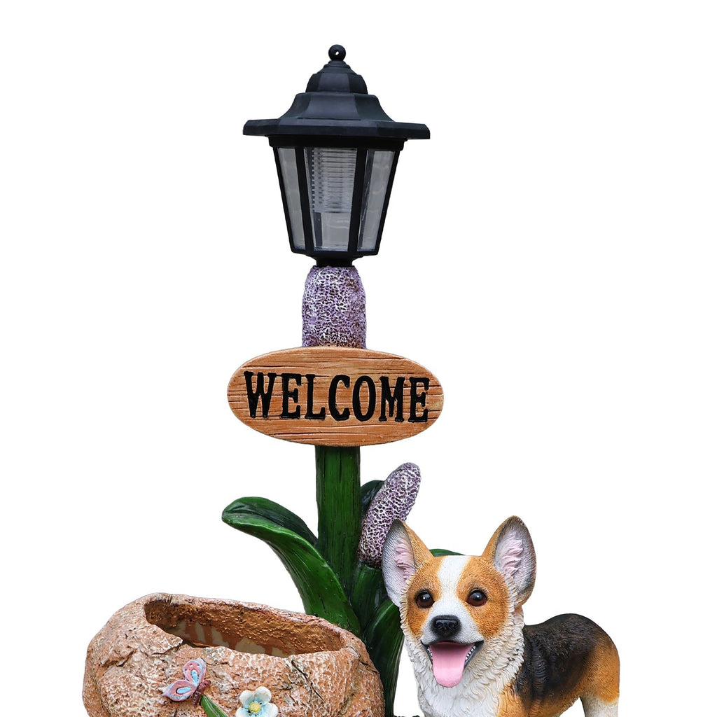 Corgi Dog Planter Garden Decor