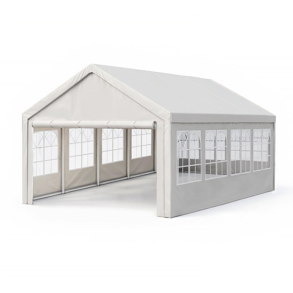 13'x26' Carport Canopy with Removable Sidewalls