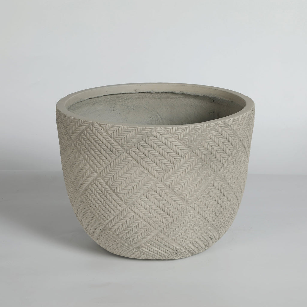 Round Concrete Planter Set of 2