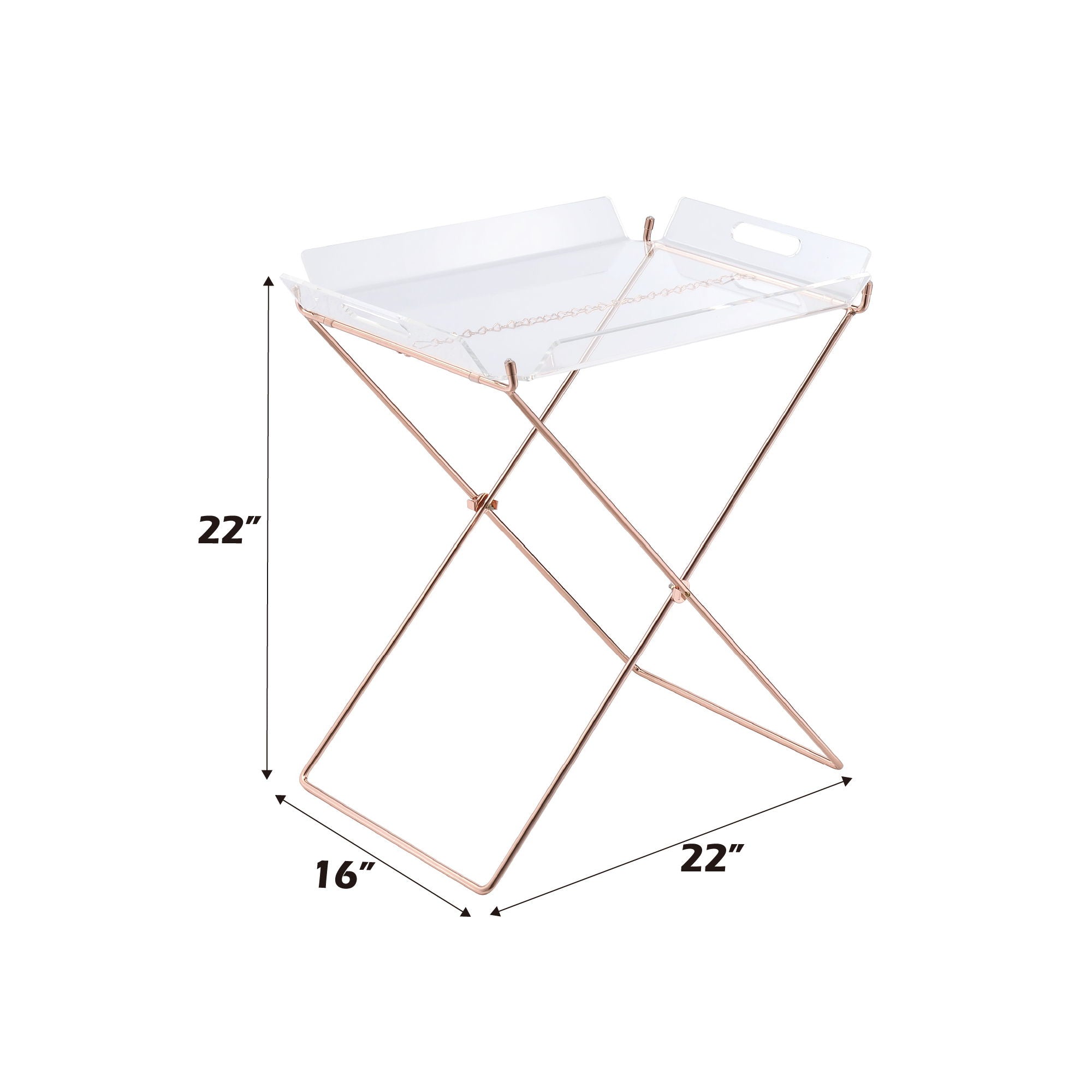 Cercie - Tray Table - Clear