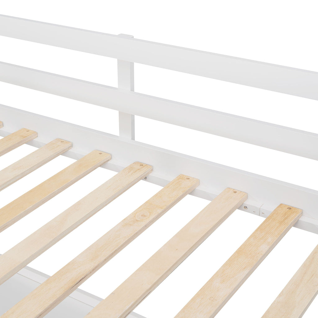 Loft Bed With Drawers With Desk And Shelves