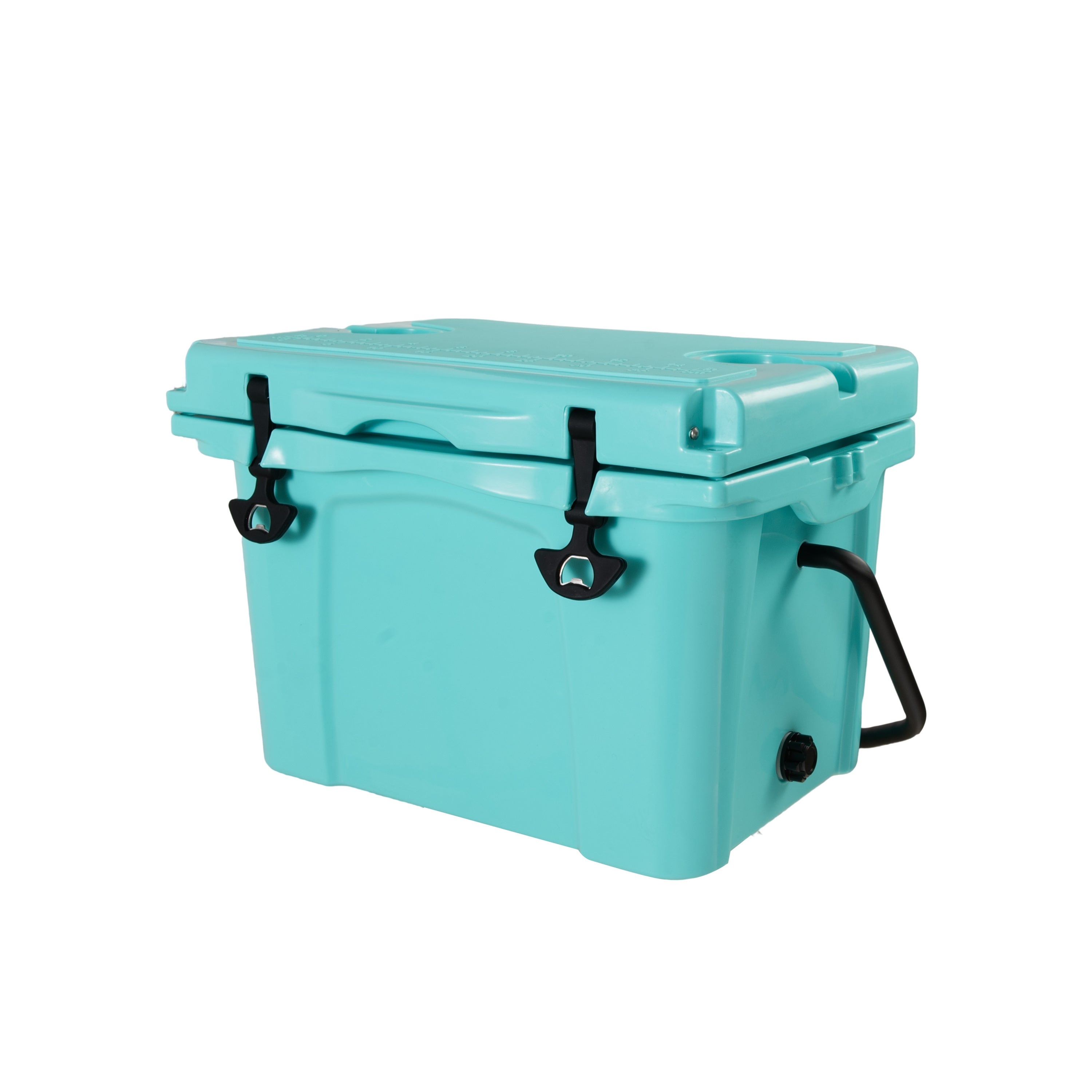 25QT Portable Cooler, Insulated Hard Cooler with Bottle Opener and Cup Holder