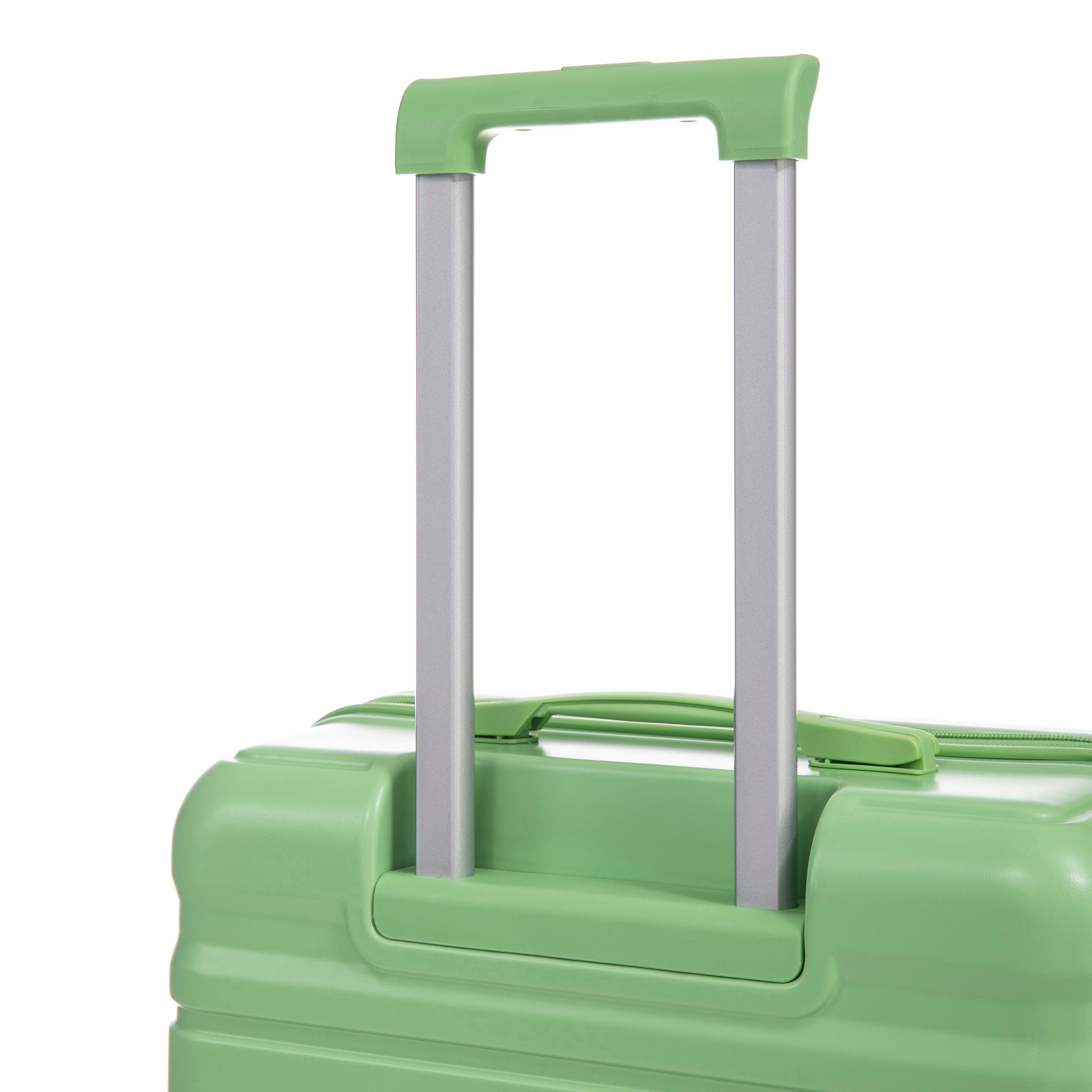 HIFINE Tourist 3-Piece Spinner Wheel Luggage Set in Green