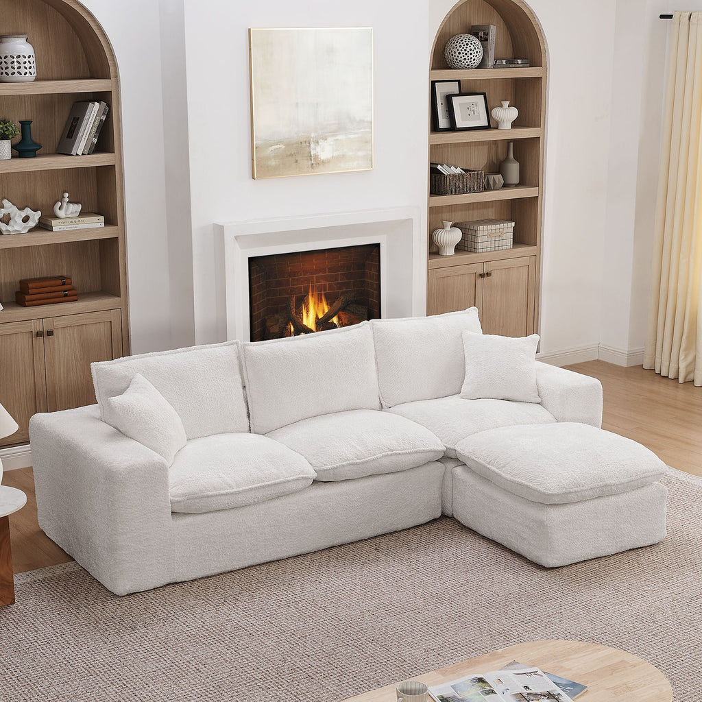 Sectional Sofa With Moveable Ottoman