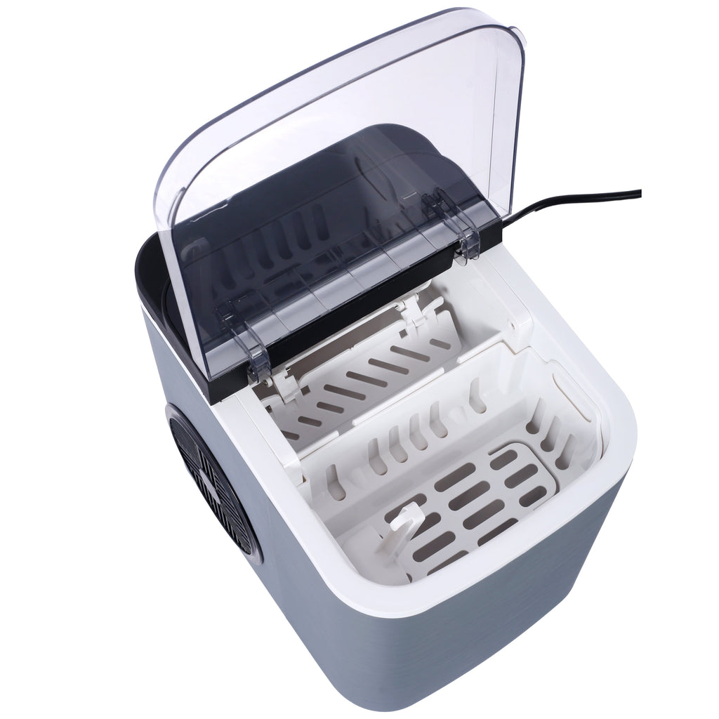 Portable Countertop Ice Maker with Self-Cleaning Function