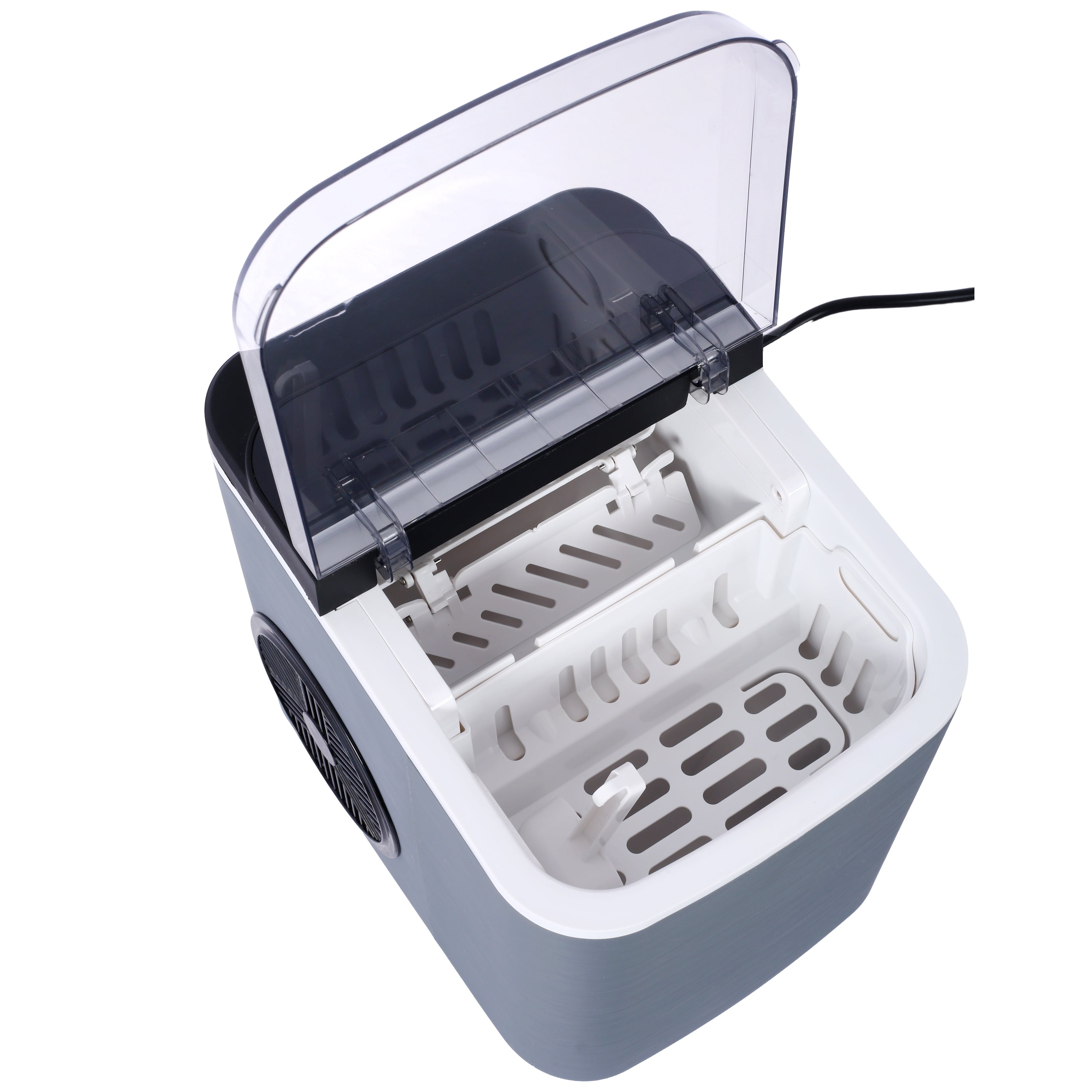 Portable Countertop Ice Maker with Self-Cleaning Function