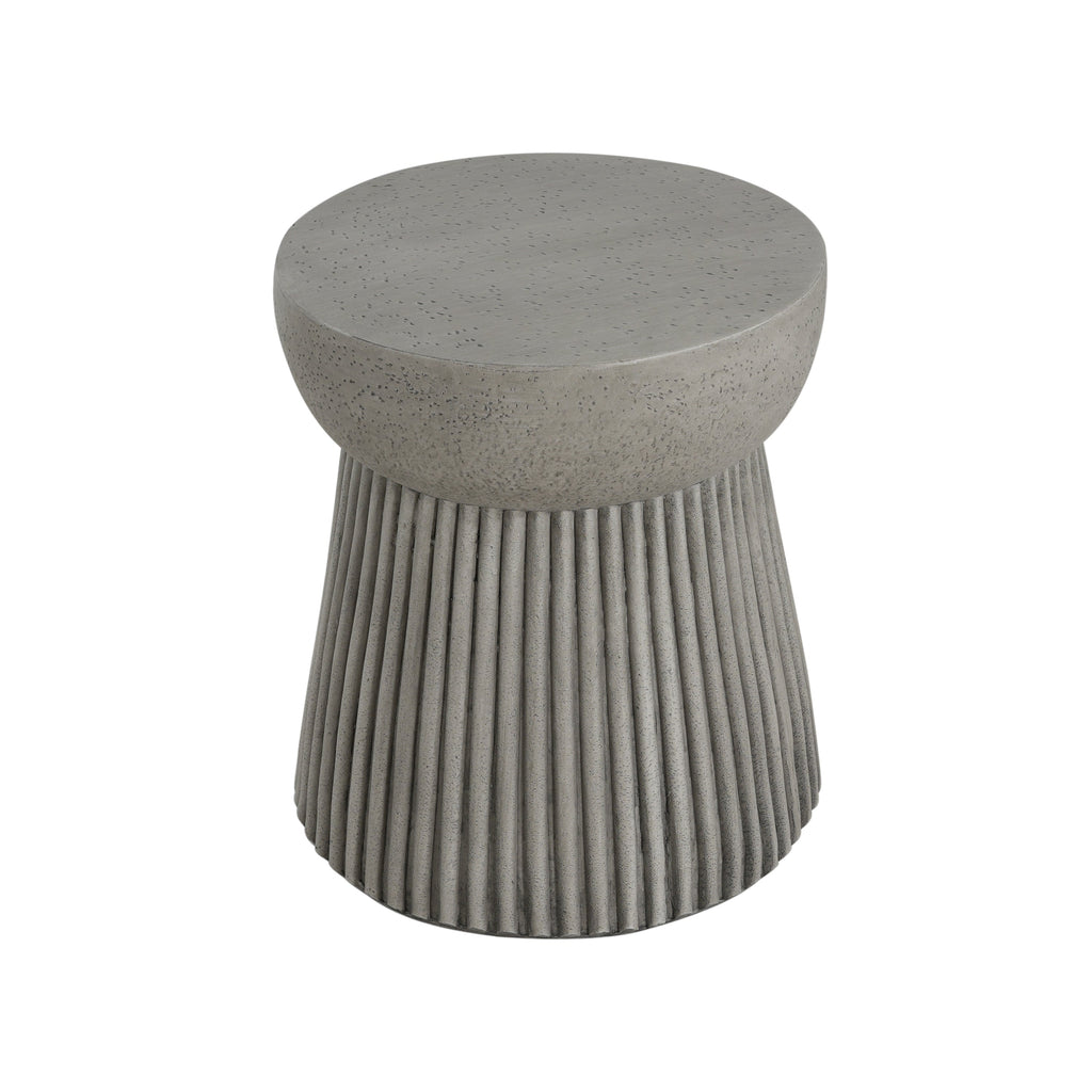 Outdoor Lightweight Concrete Side Table