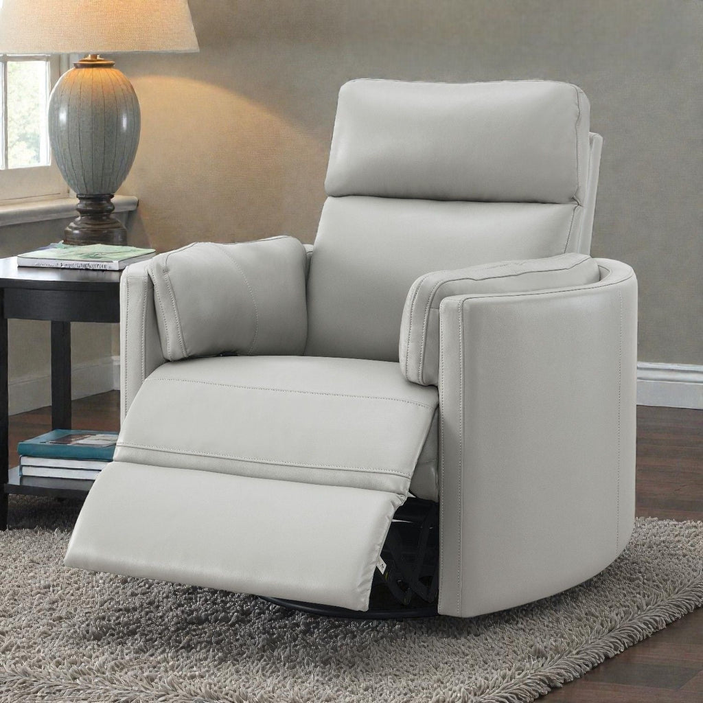 Sagen Glider Recliner With Swivel