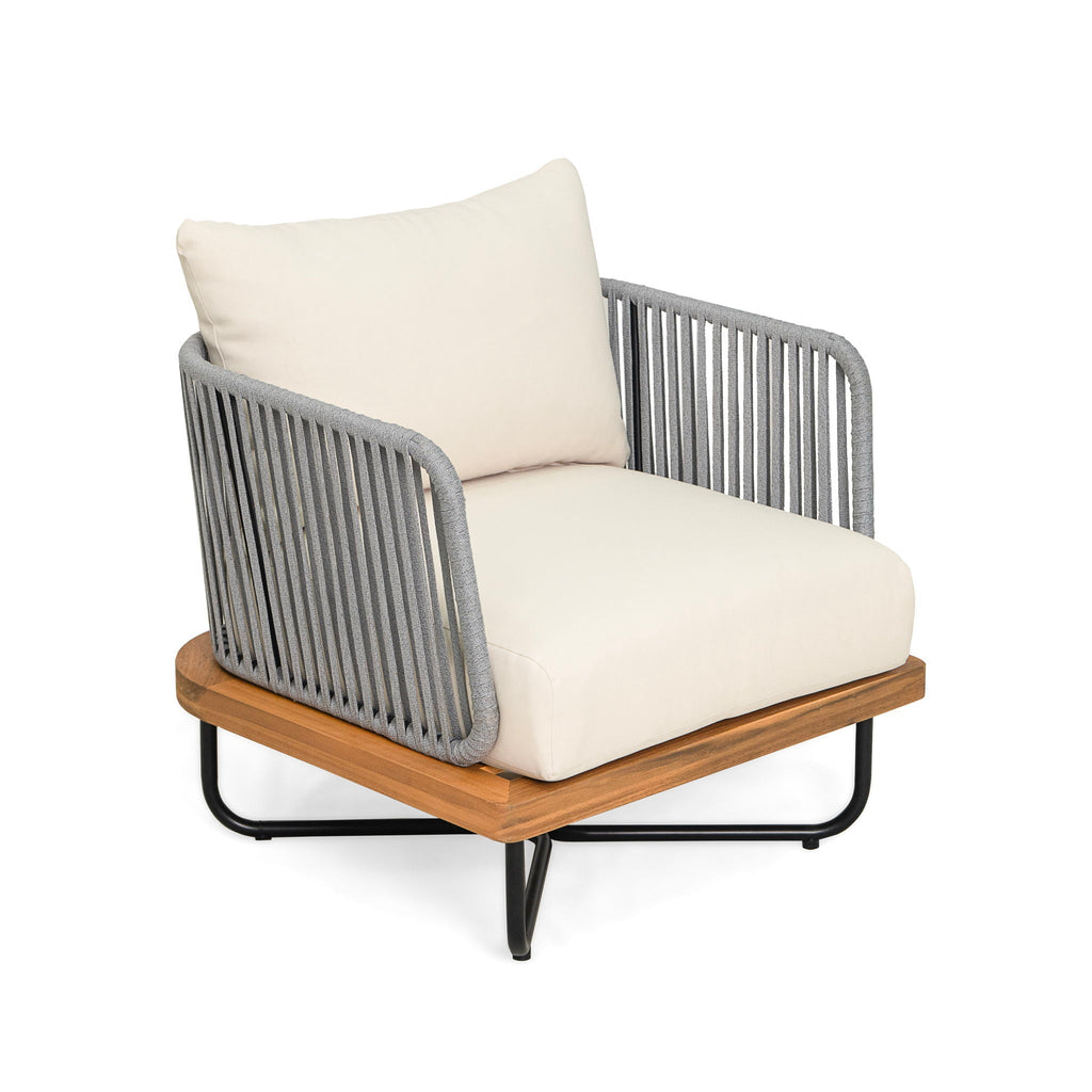 Lucca Outdoor Acacia Wood Chair