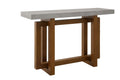 Keven Faux Concrete Top Table