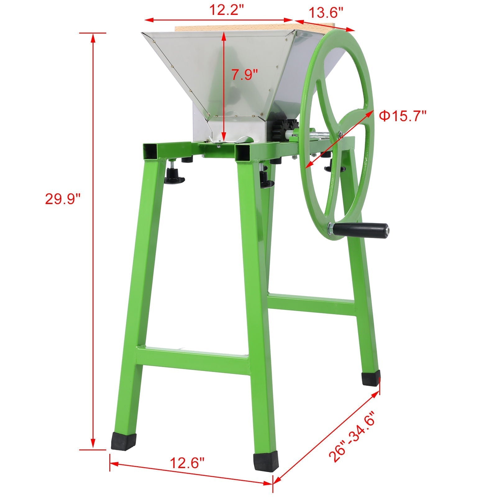 Manual Juice Maker Fruit Wine Press and Crusher with Filter Bag