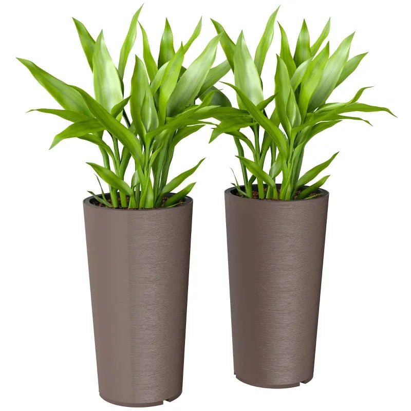 Tall Stackable Planters Set of 2