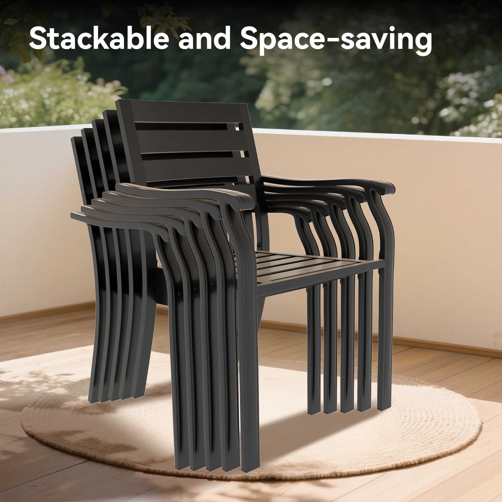7 Pieces Outdoor Patio Dining Set