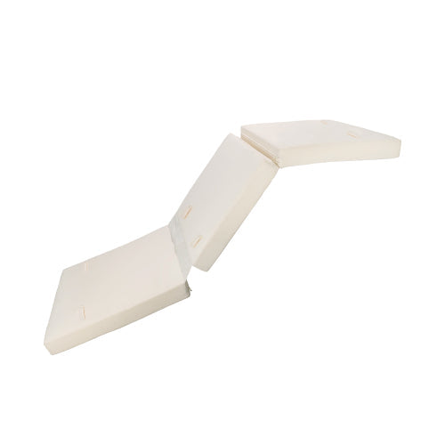 Lounge Chaise Set, Acacia Solid Wood with Cream Lounge Cushion