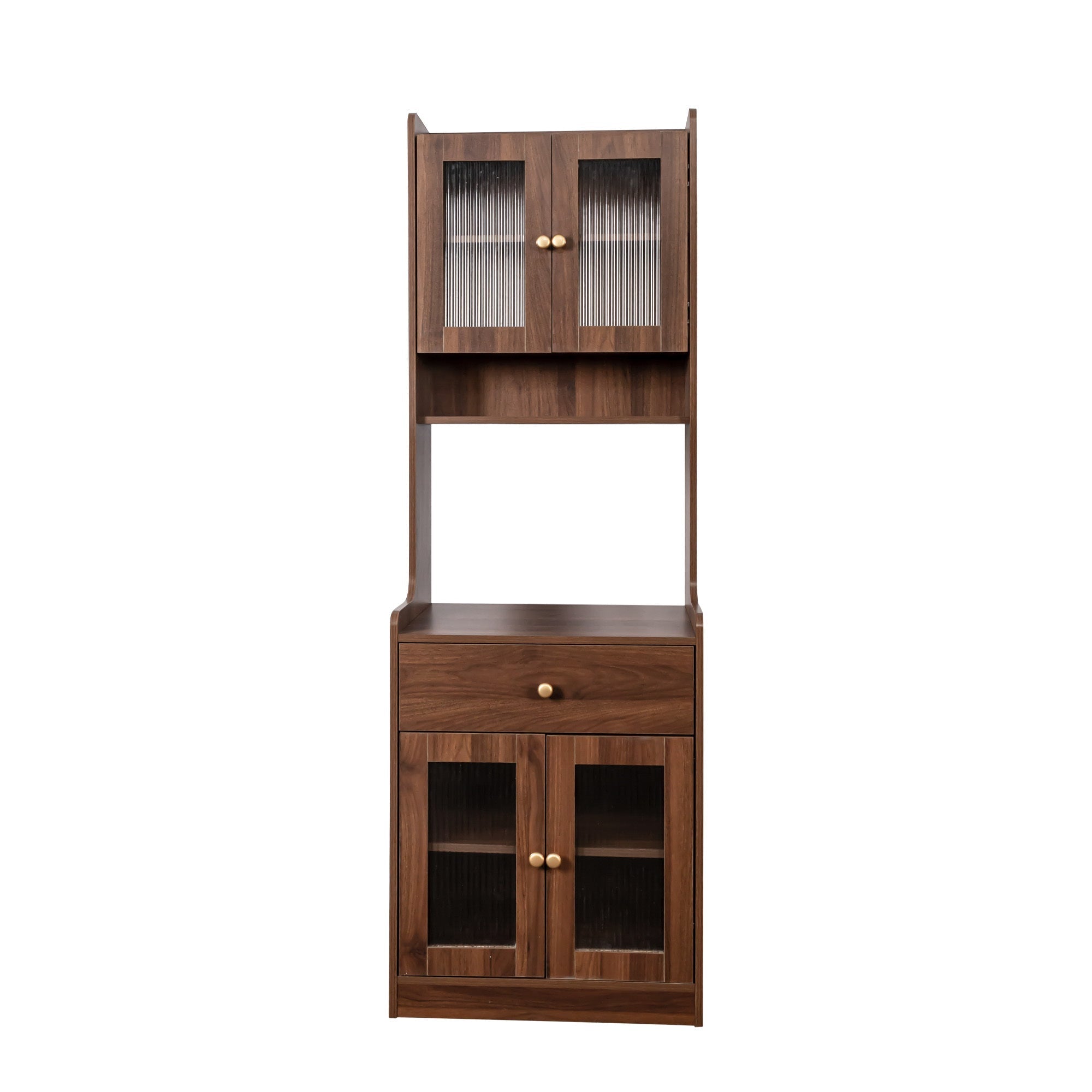 Kitchen Pantry Hutch Storage Cabinet Farmhouse Style