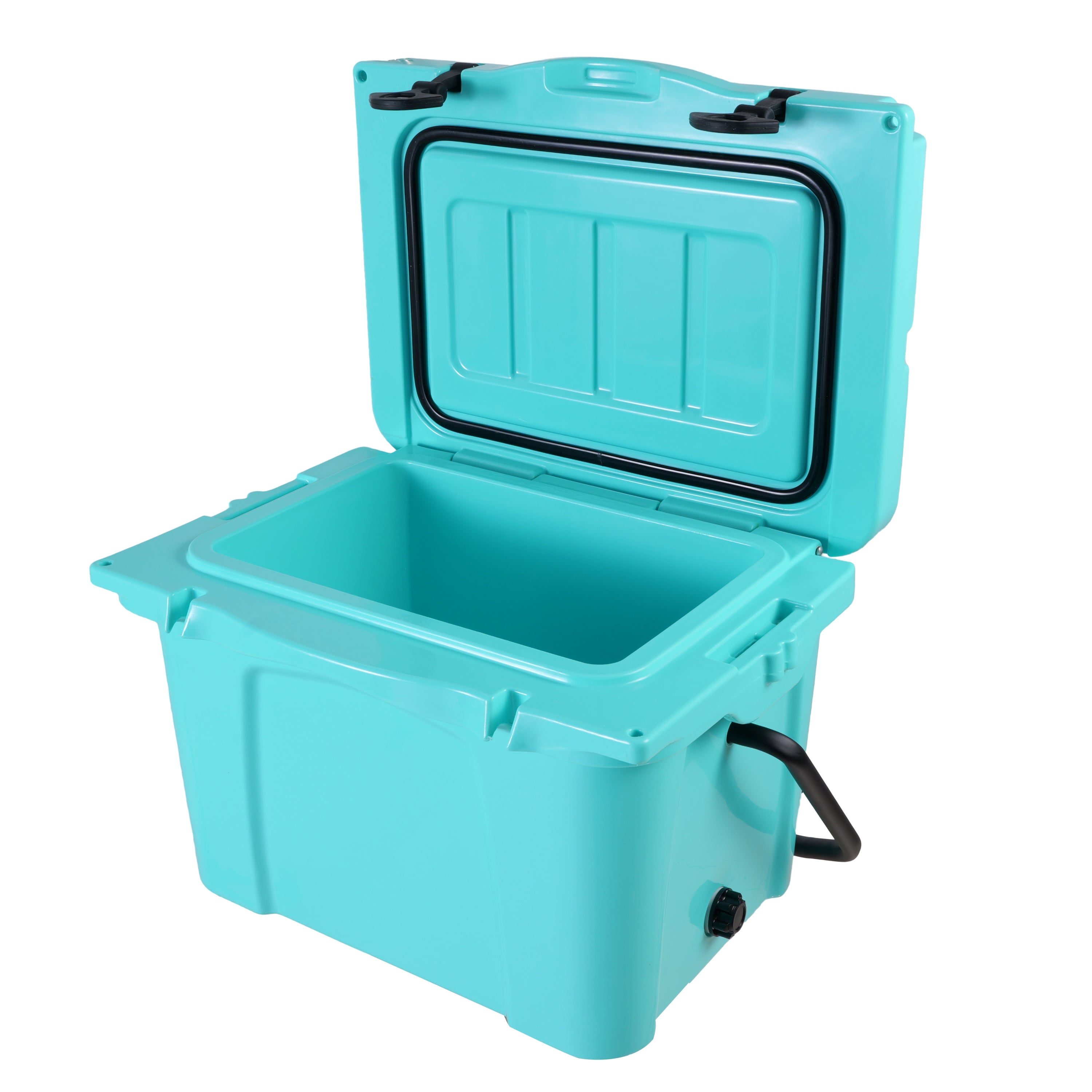 25QT Portable Cooler, Insulated Hard Cooler with Bottle Opener and Cup Holder