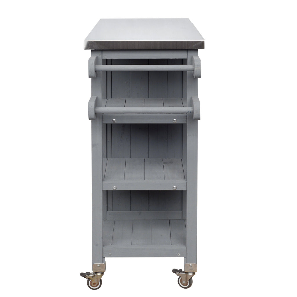 Foldable Outdoor Kitchen Island Patio Kitchen Cart