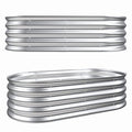 Heavy Duty Galvanized Raised Garden Bed Kit For Vegetables, Flowers & Herbs