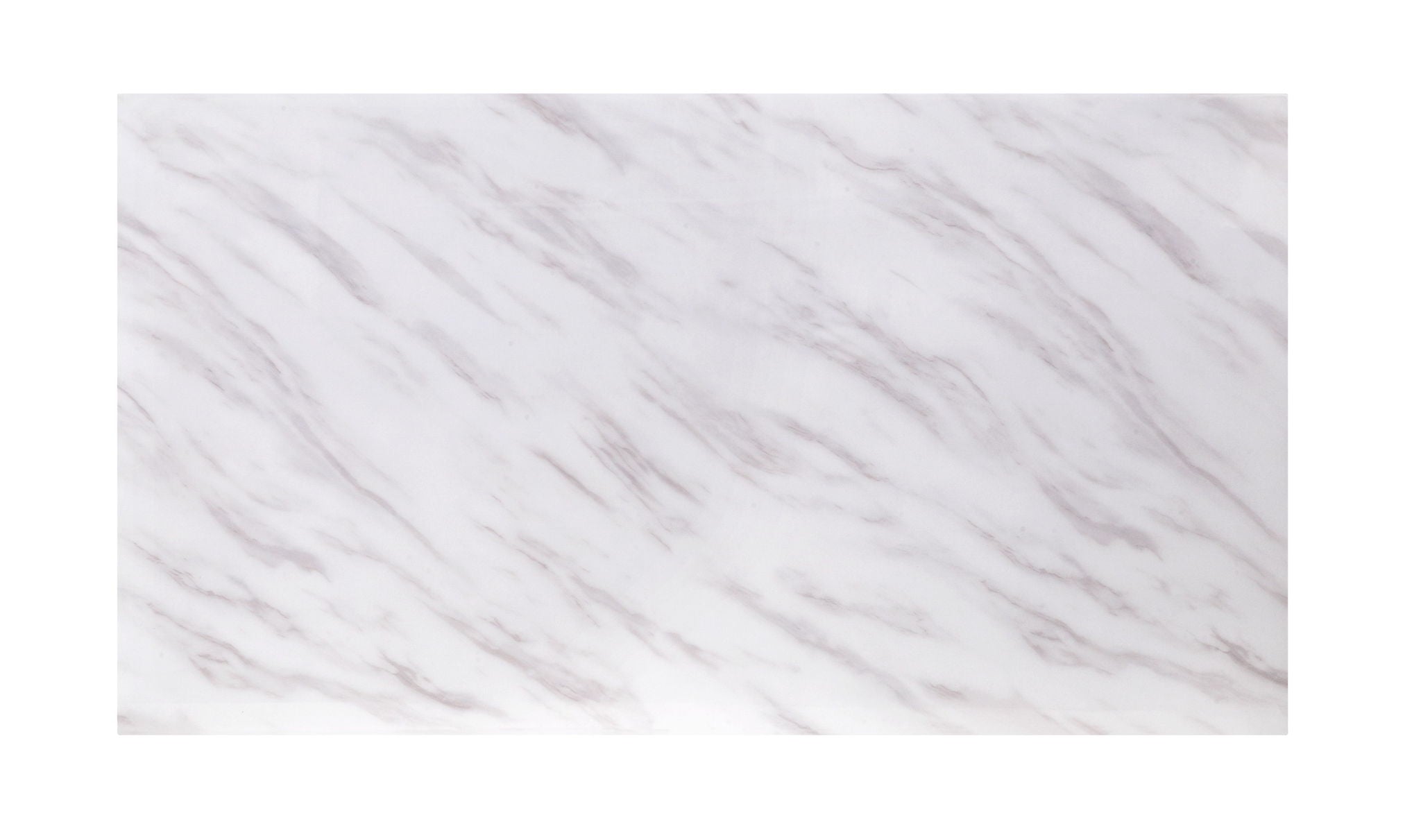 Zander Printed Faux Marble Top Mirrored Coffee Table