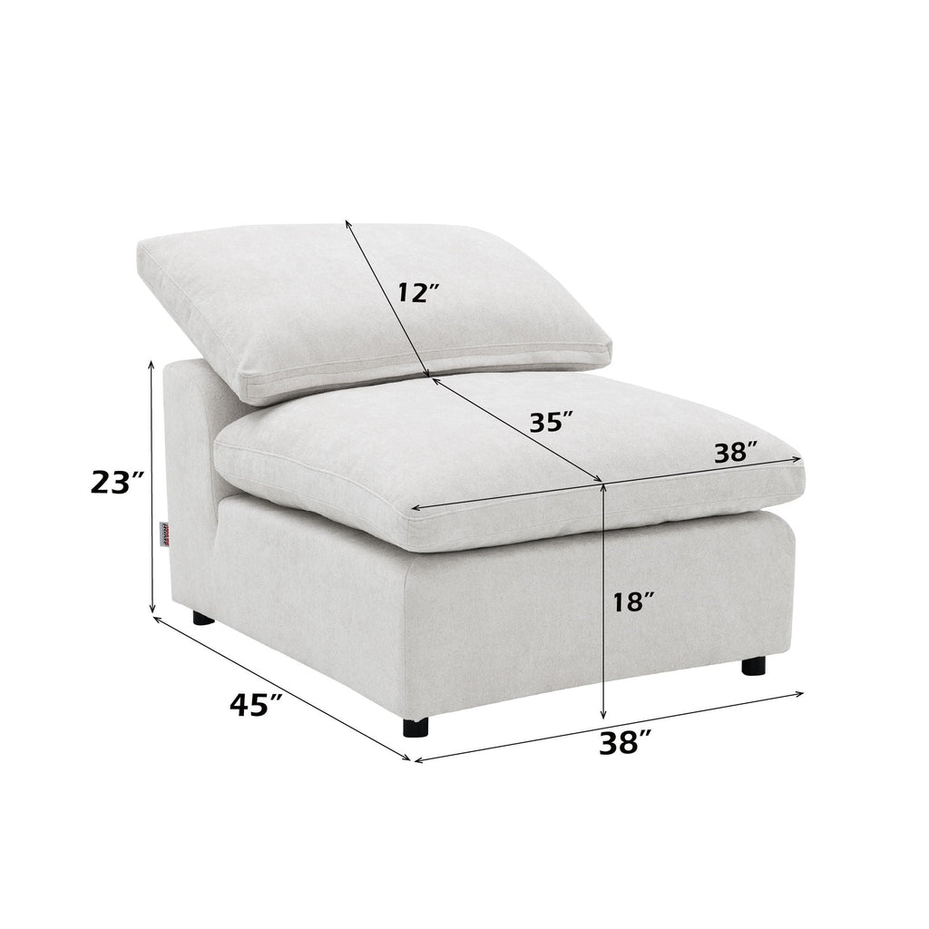 Naveen Modular Sectional With Ottoman