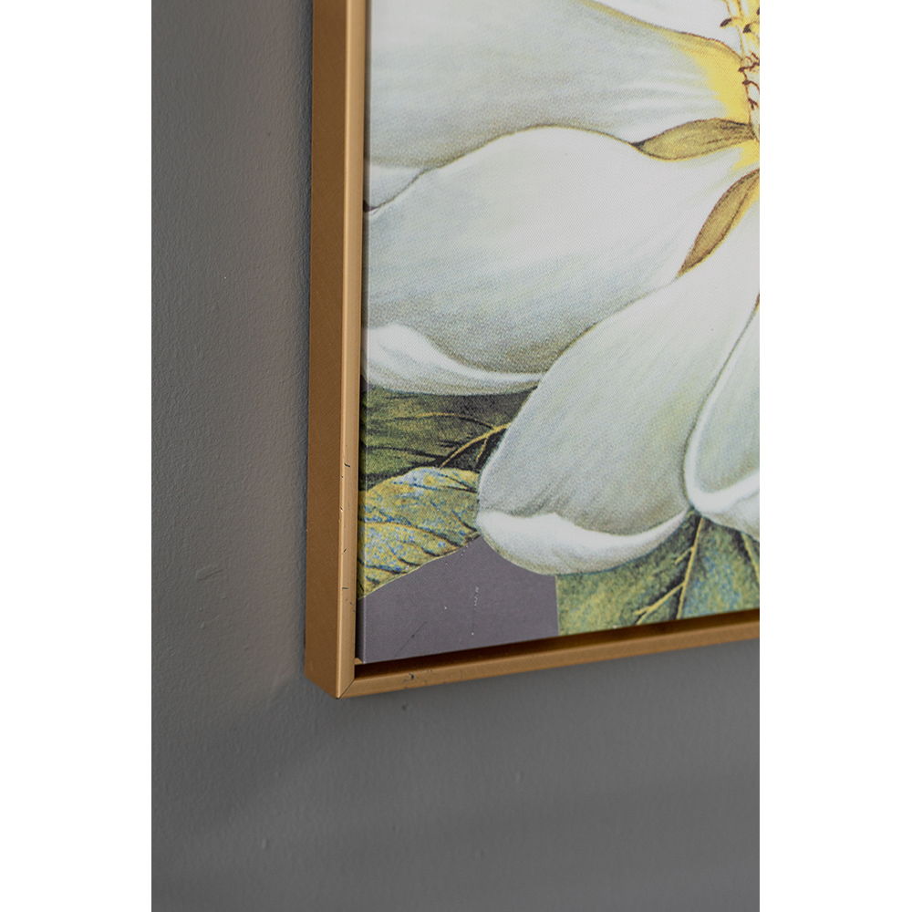 Botanical Wall Art Prints, Home Decor For Living Room Dining Room Bedroom Hallway (Set of 4) - Gray