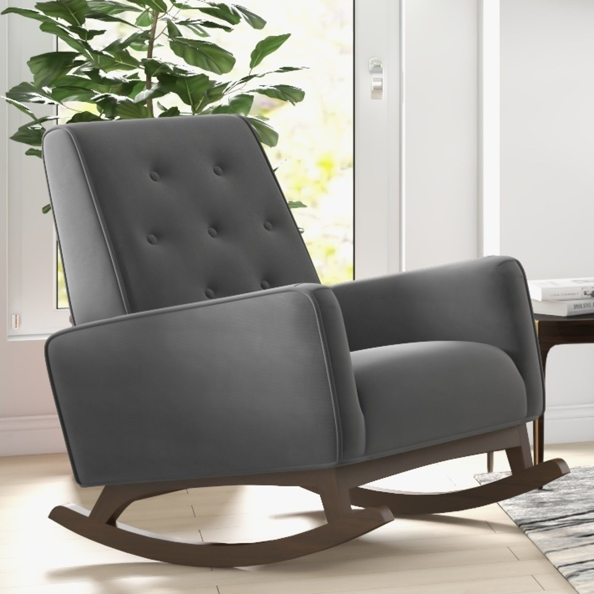 Demetrius - Mid-Century Modern Rocking Chair