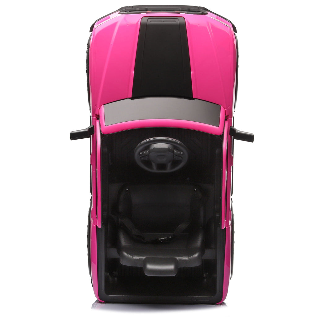 12V Kids Ride On Car With Remote Control, 4 Wheel Shock Absorption, Multifunctional Music Player Perfect Gift For Toddlers - Pink