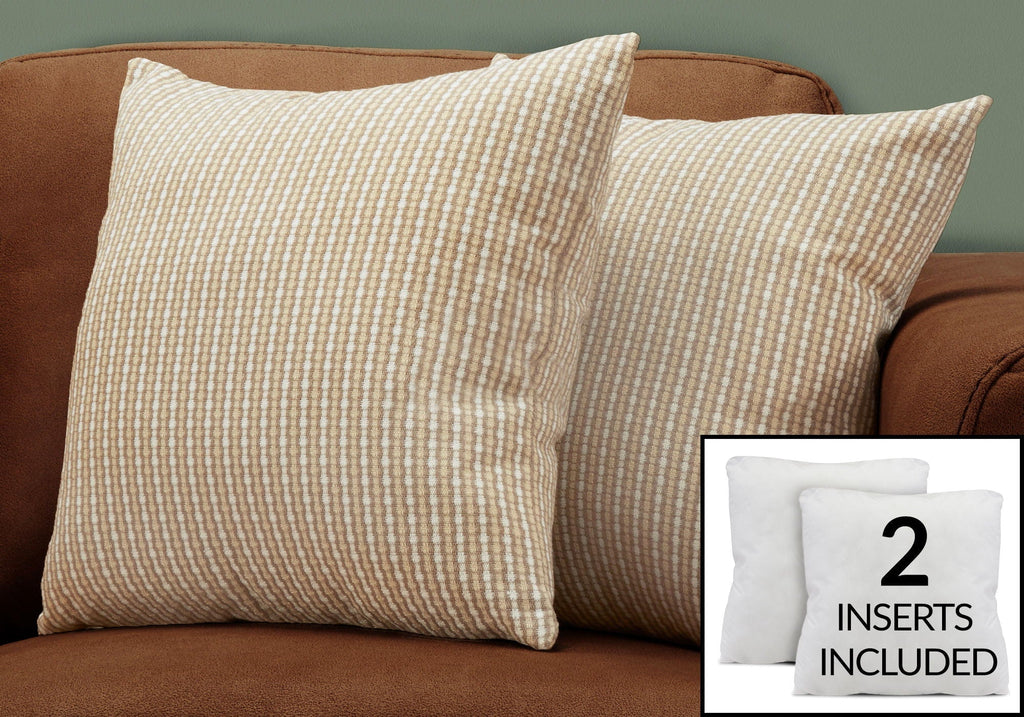 8th Street Square Decorative Throw Pillows with Insert