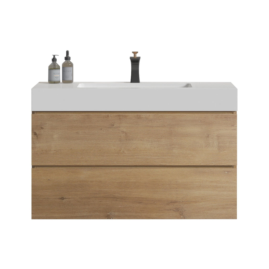 Alice Wall Mounted Bathroom Vanity with Sink