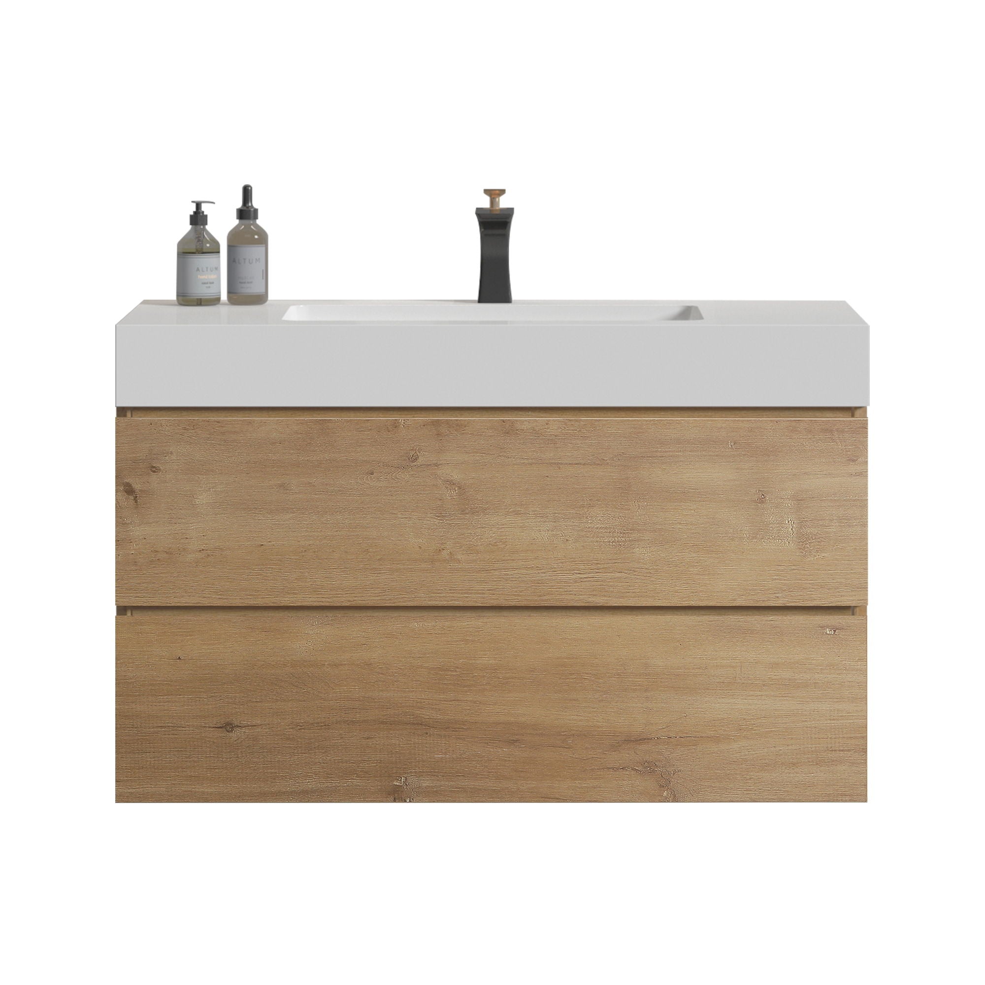 Alice Wall Mounted Bathroom Vanity with Sink