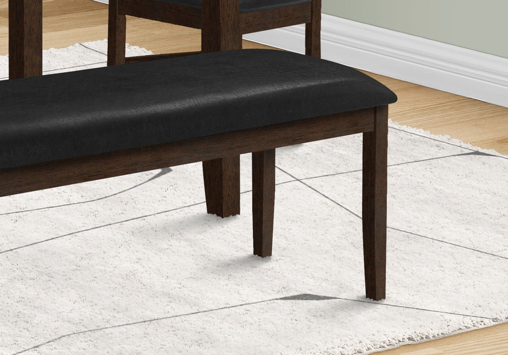 Rectangular Upholstered Hallway Bench - Transitional Design