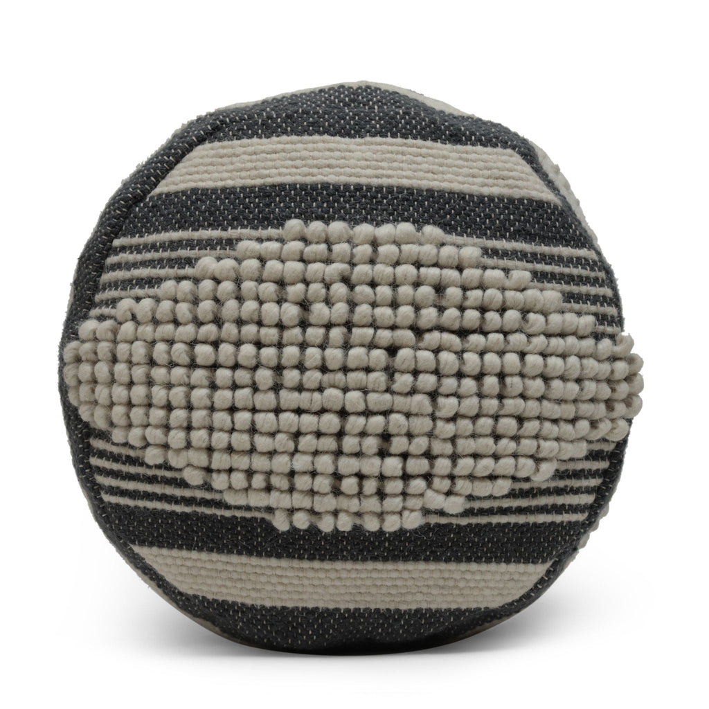 Diamond - Handcrafted Cylindrical Pouf