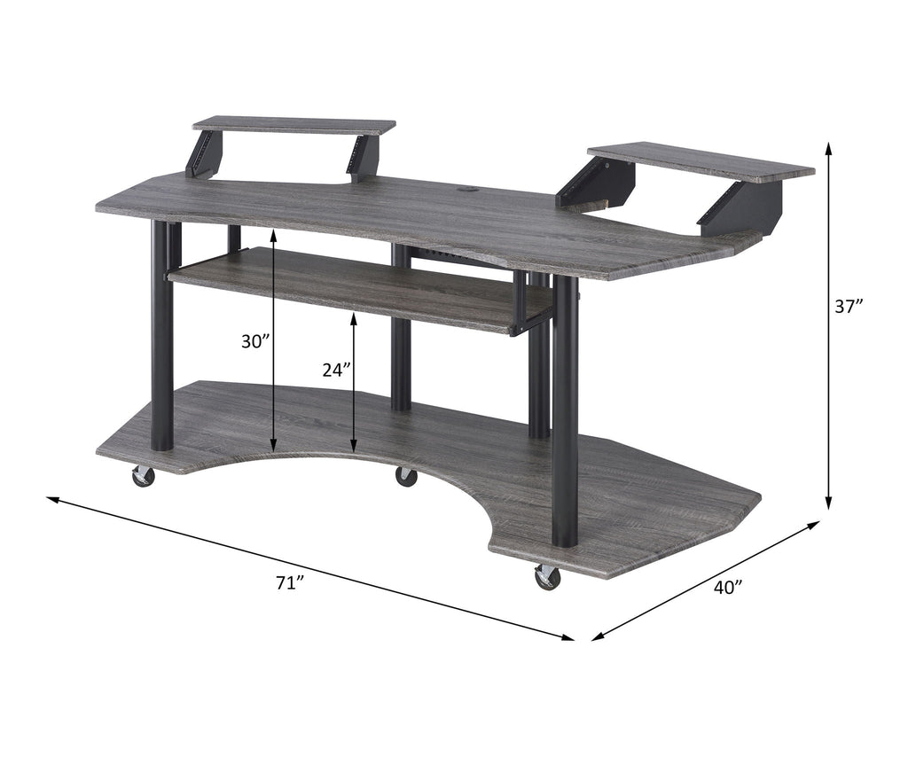 Eleazar Music Recording Studio Desk Wood