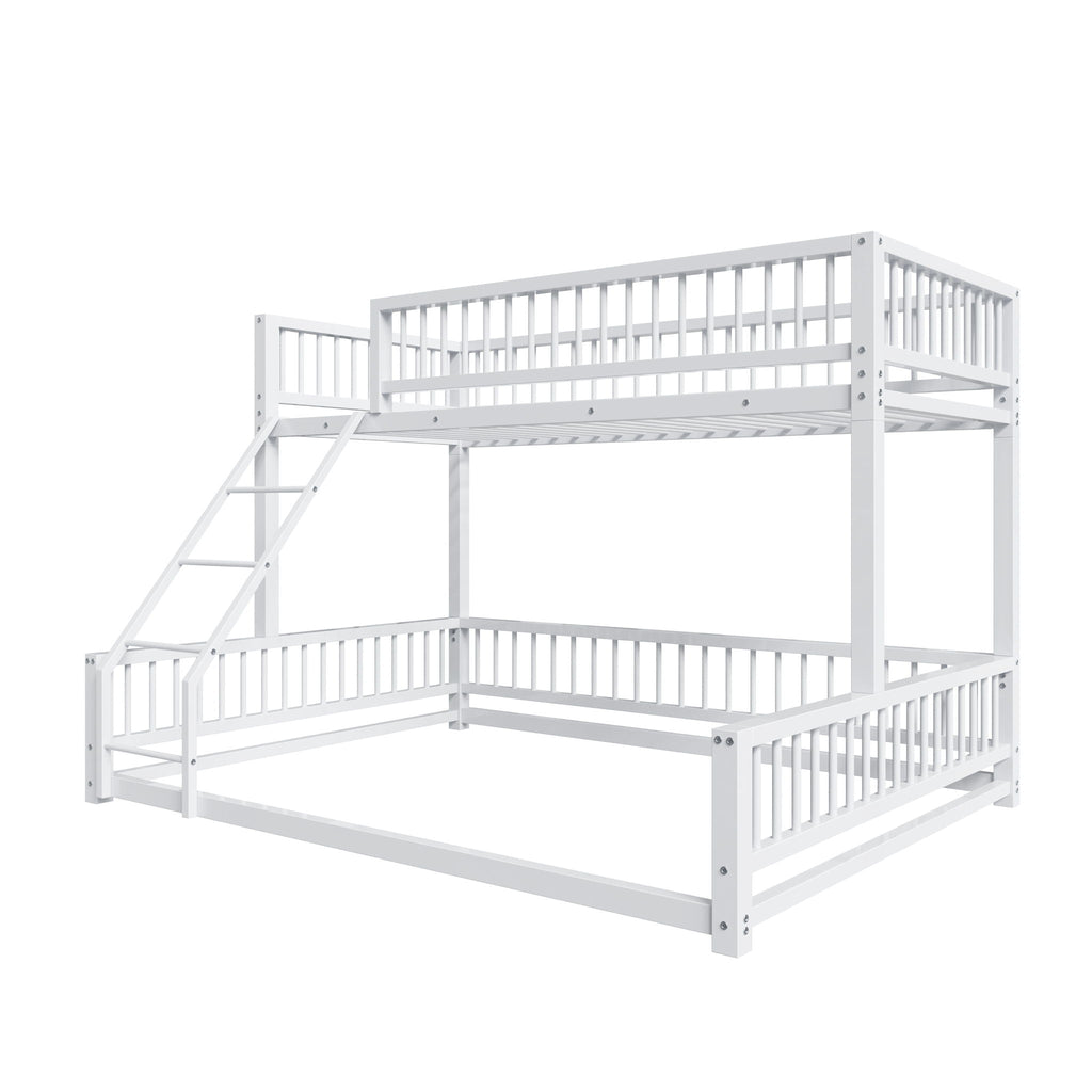 Bunk Bed With Ladder And Safety Guardrails