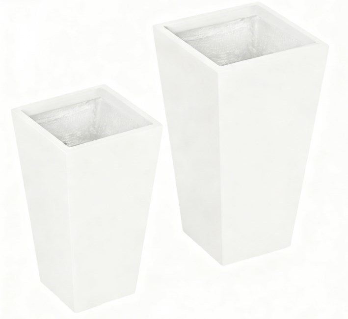 Flower Pots 2-Pack Outdoor Planter Set with Drainage Holes